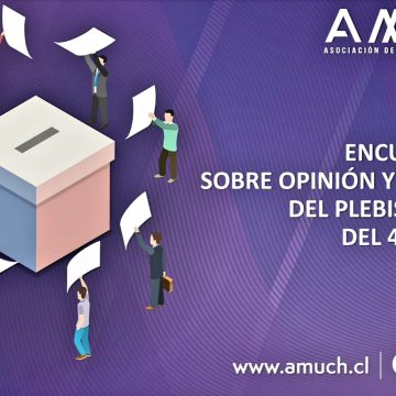 Encuesta AMUCH:   PRINCIPALES PREOCUPACIONES PARA EL DÍA DEL PLEBISCITO SON LARGAS FILAS Y/O TACOS Y LA FRECUENCIA DEL TRANSPORTE PÚBLICO