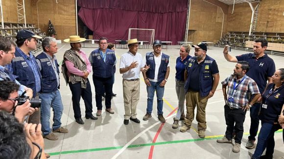 AMUCH visita Chillán para la entrega de ayuda en las zonas afectadas por incendios