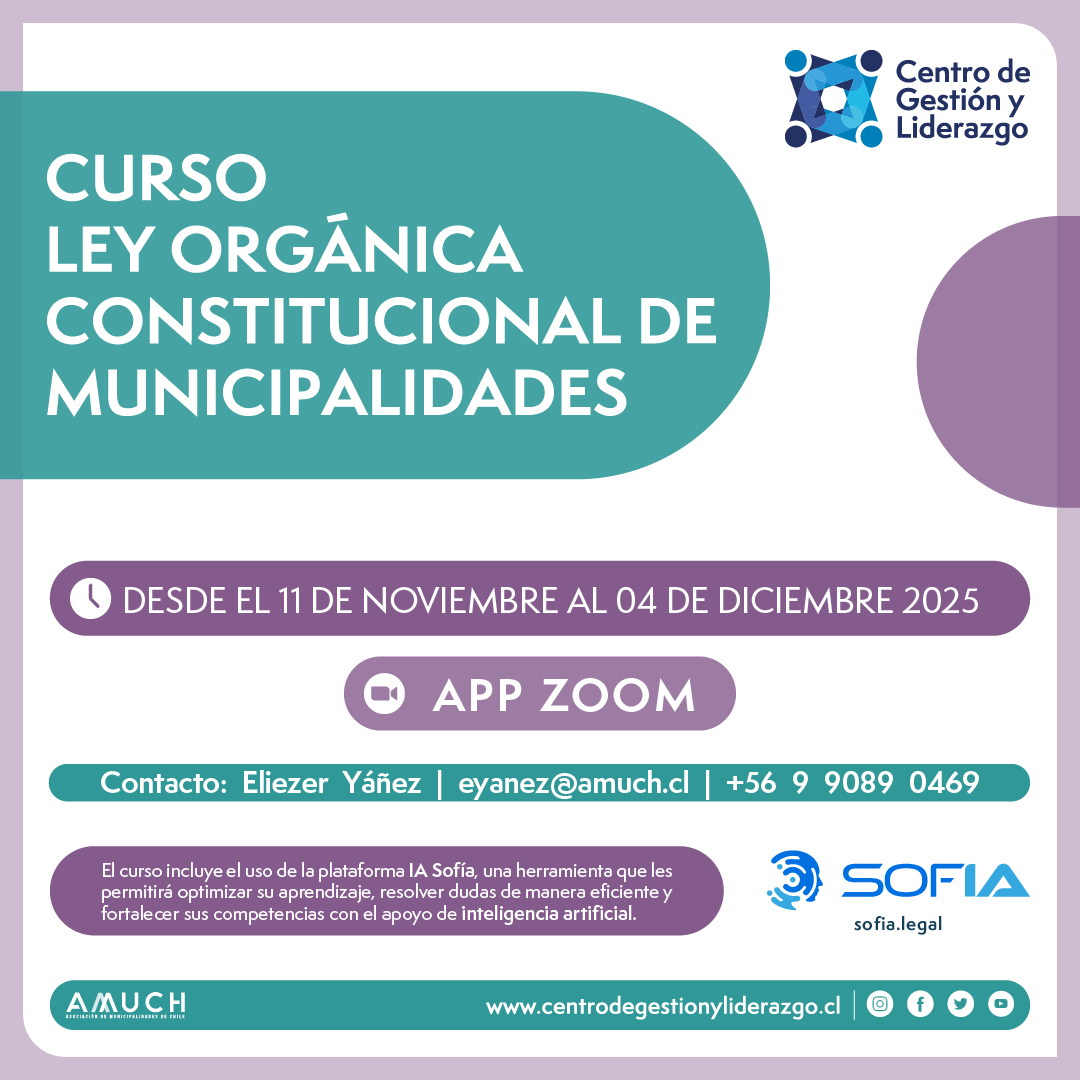 Curso Ley Orgánica Constitucional de Municipalidades Curso Ley Orgánica Constitucional de Municipalidades