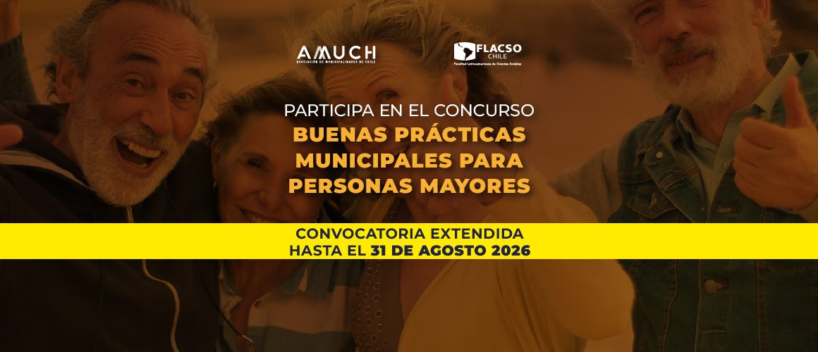 AMUCH y FLACSO Chile extienden plazo de postulación para concurso nacional de buenas prácticas municipales en personas mayores
