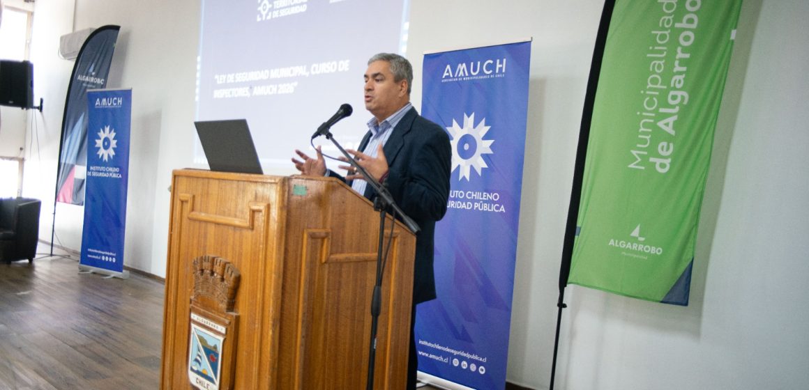 ALGARROBO REUNIÓ A MUNICIPIOS DE TODO CHILE EN JORNADA NACIONAL SOBRE LA NUEVA LEY DE SEGURIDAD MUNICIPAL